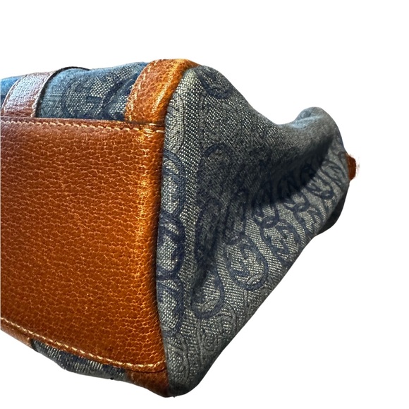 Vintage Gucci GG pattern Abby Boston Bag Denim*Awesome design! Snag HER! - Picture 13 of 15